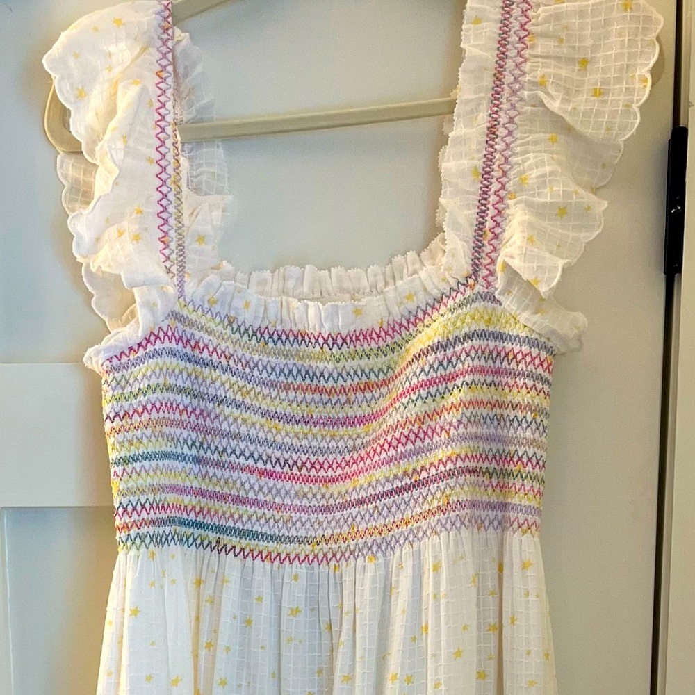 LoveShackFancy star maxi dress